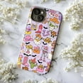 thumbnail image 6 of Cute Halloween Western Phone Case for iPhone 16 15 14 13 12 11 Pro Max, Mini & Plus – Kawaii Ghosts, Pumpkins, Cowgirl Boots & Skeletons (Purple), 6 of 6