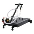 thumbnail image 4 of 15 Gallon Electric Oil Drain Pan,12V Oil Drain Pan with Pump,56.78L Low Profile Oil Drain Pan,Oil Change Pan with T Foldable Hand and Wheels,8.2FT Hose Oil Drain Cart for Car,SUV,Trucks, 4 of 18