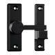 thumbnail image 5 of Cerradura de seguridad para puerta con pestillo abatible de doble propósito de 90 y 180 grados. Negro, 5 of 9