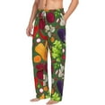 thumbnail image 2 of Balery Begetable print Men's Pajama Pants,Ultra Lightweight Pjs,Lounge Pant-XX-Large, 2 of 9