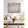 thumbnail image 4 of Blue Grey Forest Wall Art for Living Room,Canvas Picture Wall Decor for Bathroom Bedroom,Grey Modern Art Oil Painting Painting Artwork for Office Kitchen Hallway Dining Room Home Decorations 12"x16", 4 of 8