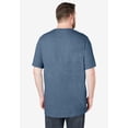 thumbnail image 2 of KingSize Men's Big & Tall Shrink-Less Lightweight Longer-Length Crewneck Pocket T-Shirt, 2 of 6