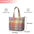 thumbnail image 4 of Multi Color Checkerboard Checkered Pattern Travel Tote Bags for Women Carry On,Large Weekender Bags for Women Travel,Multi Functional Duffle Bag for Work,Shopping,Sports, 4 of 5