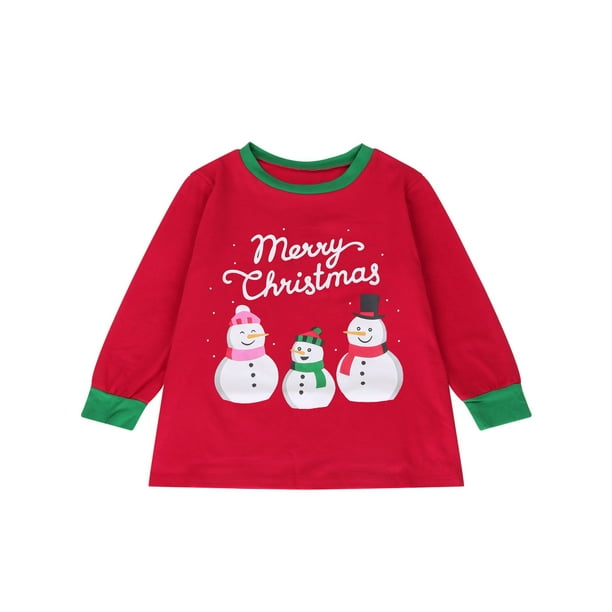 Ropa navideña para padres e hijos, pijama familiar con estampado de muñeco de nieve a la moda, servicio a domicilio, traje para padres e hijos, papá Fridja nalpqowj335