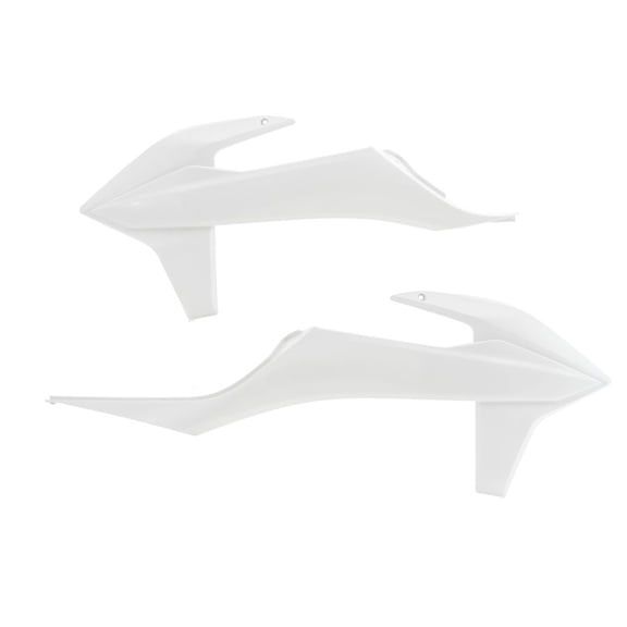 Acerbis Radiator Shroud Set (WHITE) Compatible With 19 KTM 250SX