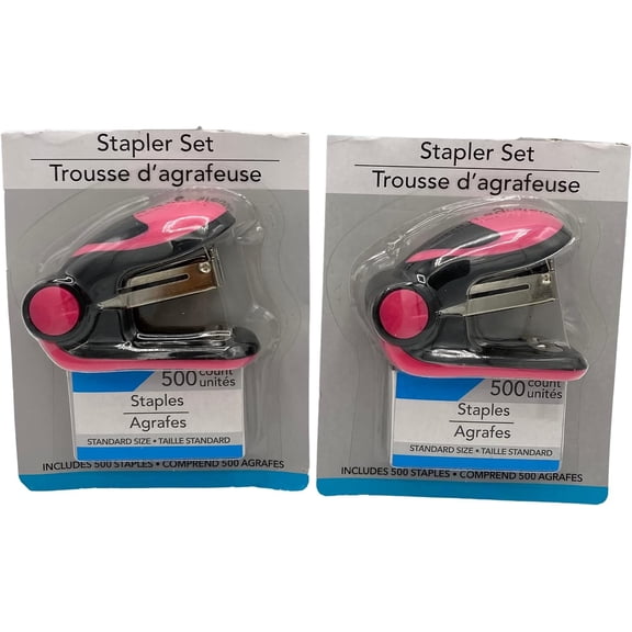 Colorful Mini Staplers Compatible with Staples