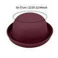 thumbnail image 4 of Wool Round Top Hat Vintage Style Performance Costume Hat Classic Fashion Accessory for Men Women Winter Wear, 4 of 8