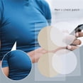 thumbnail image 2 of Men's sweat-proof disposable nipple covers, sports invisible nipple covers, anti-friction, breathable PE film material, suitable for training and running, comfortable and thin, strong adhesive., 2 of 8