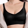 thumbnail image 2 of Njagoc3 Wireless Bras for Women V Neck Wide Straps Seamless Comfortable Underwire Free Daily Bra, 2 of 6