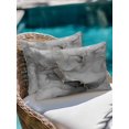 thumbnail image 4 of Outdoor Pillows Waterproof, Grey Ombre Marble Bedding Throw Pillows with Insert for Couch Sofa Bed, Gray Marble Crack Abstract Modern 12x20 Inch Pillowcases Decorative Camping Patio Pillow Set of 1, 4 of 8