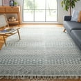 thumbnail image 4 of SAFAVIEH Natura Cordelia Southwestern Fringe Wool Area Rug, Ivory/Black, 9' x 12', 4 of 5