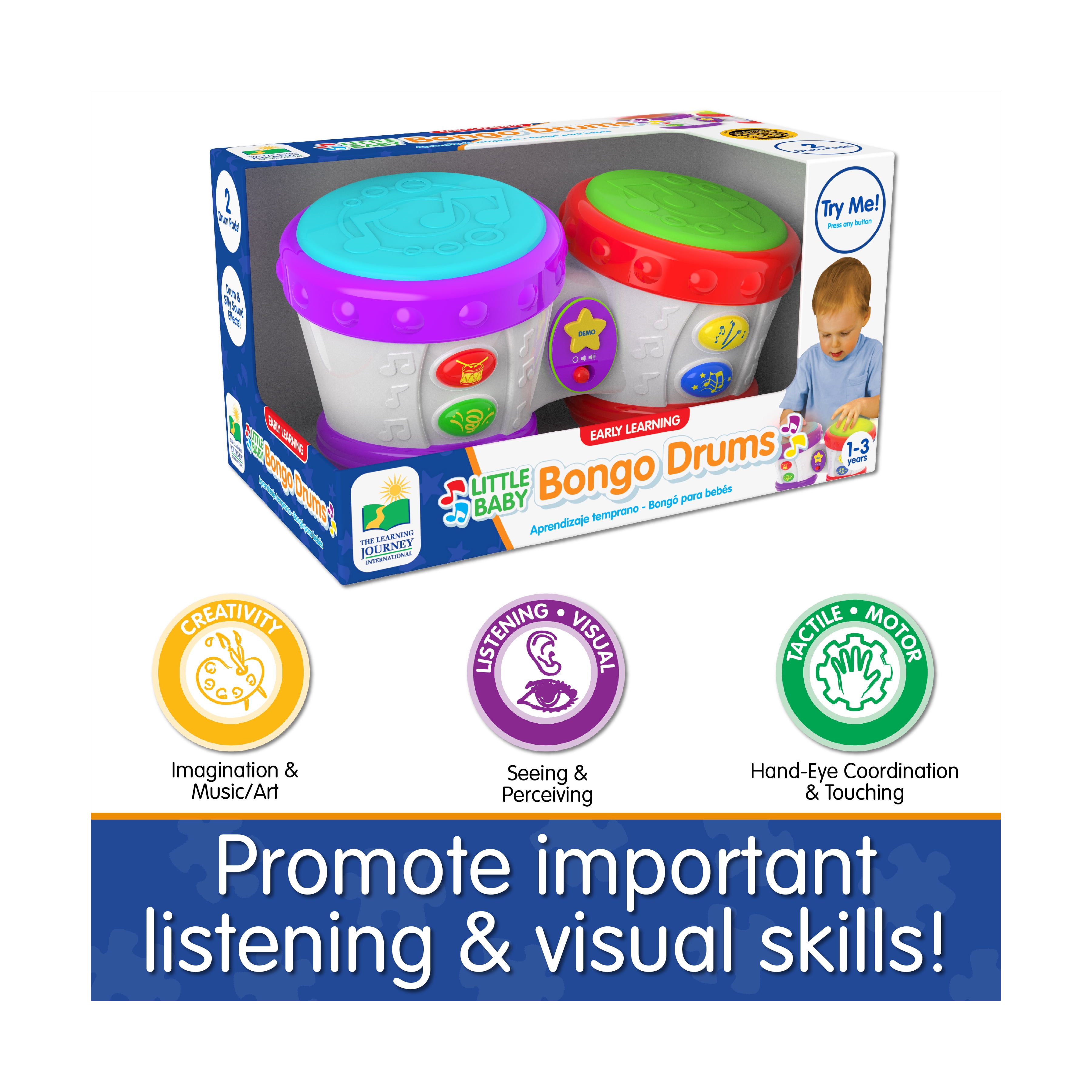 The Learning Journey Early Learning - Little Baby Bongo Drums