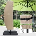thumbnail image 1 of Funda de paraguas Offset ABCCANOPY para 2,4 a 4,5 m, color caqui, 1 of 8