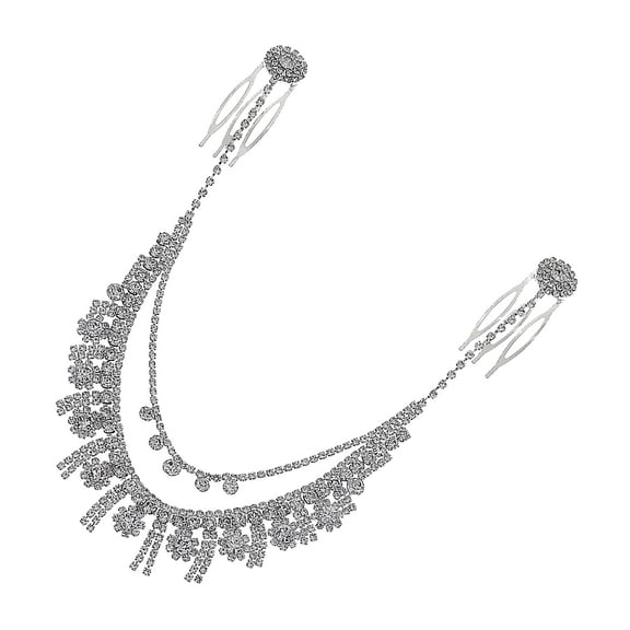 FRCOLOR  Ethnic Forehead Ornament Dance Headpiece Tassel Shape Hair Accessory