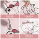 thumbnail image 3 of Tapete de escritorio Kawaii Hello Kitty impermeable Sanrio lindo dibujo animado Cinnamoroll Melody mantel de cuero Kuromi decoración de la habitación para niña, 3 of 5