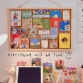 thumbnail image 2 of Toocust 24" x 16" Bulletin Board, Frame Cork Board, Memo Board, Notice Board for Wall, Pin Board for Wall, Decorative Cork Board for Wall with Fixing Kits, 2 of 7