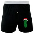 thumbnail image 1 of Christmas Pickle German Tradition Soft Knit Boxer, 1 of 1