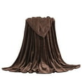 thumbnail image 3 of Xuniizn Soft Blankets, Throw Blanket for Couch, Flannel Sherpa Blanket Fleece Blanket for Adults, Cozy, Plush, Thicken, Reversible, Machine Washable, Coffee, 3 of 8