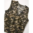 thumbnail image 4 of QuietWear Camo Hunting Vest with Game Bag, Brown Camo, 4 of 4