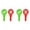 Red*2, variant on Double Right and Wrong Card, Classroom Interactive Answer Sheet, Stationery Supplies for Teaching Activity Props, 1 Pack