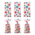 thumbnail image 2 of Nvzi-a 150pcs Christmas Cellophane Candy bags, Xmas Cello Treat Goody Bags with Ties for Christmas Holiday Party Favors,Red Blue, 2 of 4