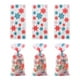 thumbnail image 2 of Nvzi 150 bolsas de celofán para dulces navideños, bolsas de celofán para golosinas navideñas con lazos para regalos de fiestas navideñas, rojo y azul, 2 of 4