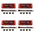 thumbnail image 1 of Venom 35C 2S 3800mAh 7.4V Hard Case LiPo Battery ROAR with Universal Plug (EC3/Deans/Traxxas/Tamiya) x4 Packs, 1 of 1