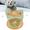 thumbnail image 4 of Cat Tunnel Toy Ring Paper Cat Tunnel Ring Paper Pet Tunnel Cat Tunnel Cat Tunnel Toy Collapsible 3 Layers Paper Ring Pet Tunnel With Plush Ball And Folding Plush Mouse For Pets, 4 of 8