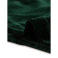 thumbnail image 5 of INSPIRE CHIC Top corto de fiesta con capas básicas de terciopelo y cuello halter para mujer Verde S, 5 of 5