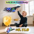 thumbnail image 5 of JoyStone Foam Remote Control Airplane, Jet Fighter RC Plane Stunt Drone Toy with LED Lights & 360° Spin, Easy to Fly RC Glider for Kids Adults, Red, 5 of 10