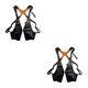 thumbnail image 2 of Yuarrent Bolso de hombro duradero para bolso, hebilla ajustable, billetera para el pecho y las axilas, bolso de pecho agradable para la piel, Negro 2Conjunto, 2 of 6