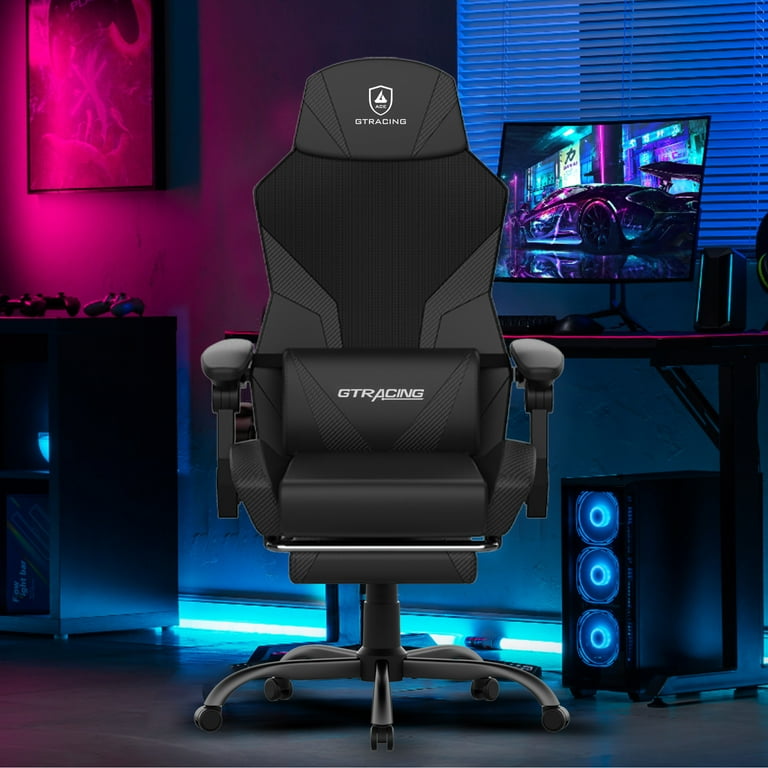 GTRACING LUFT-400 Mesh & Faux Leather Office Gaming Chair with