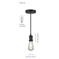thumbnail image 2 of Xtricity - Suspension Lumineuse, Largeur 2 Pieds', de la Collection Giulia, Noir, 2 of 3