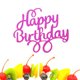 thumbnail image 5 of Matsuzay 10 piezas de adornos para cupcakes, diseño de tarjeta de inserción, decoración de postres de cumpleaños, celebración del hogar, Decoración del hogar Rosa roja, 5 of 6