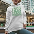 thumbnail image 2 of Distressed Find Joy in the Little Things - Flowers Art Merch Gift, White Hooded Sweatshirt or Hoodie, Small, 2 of 5