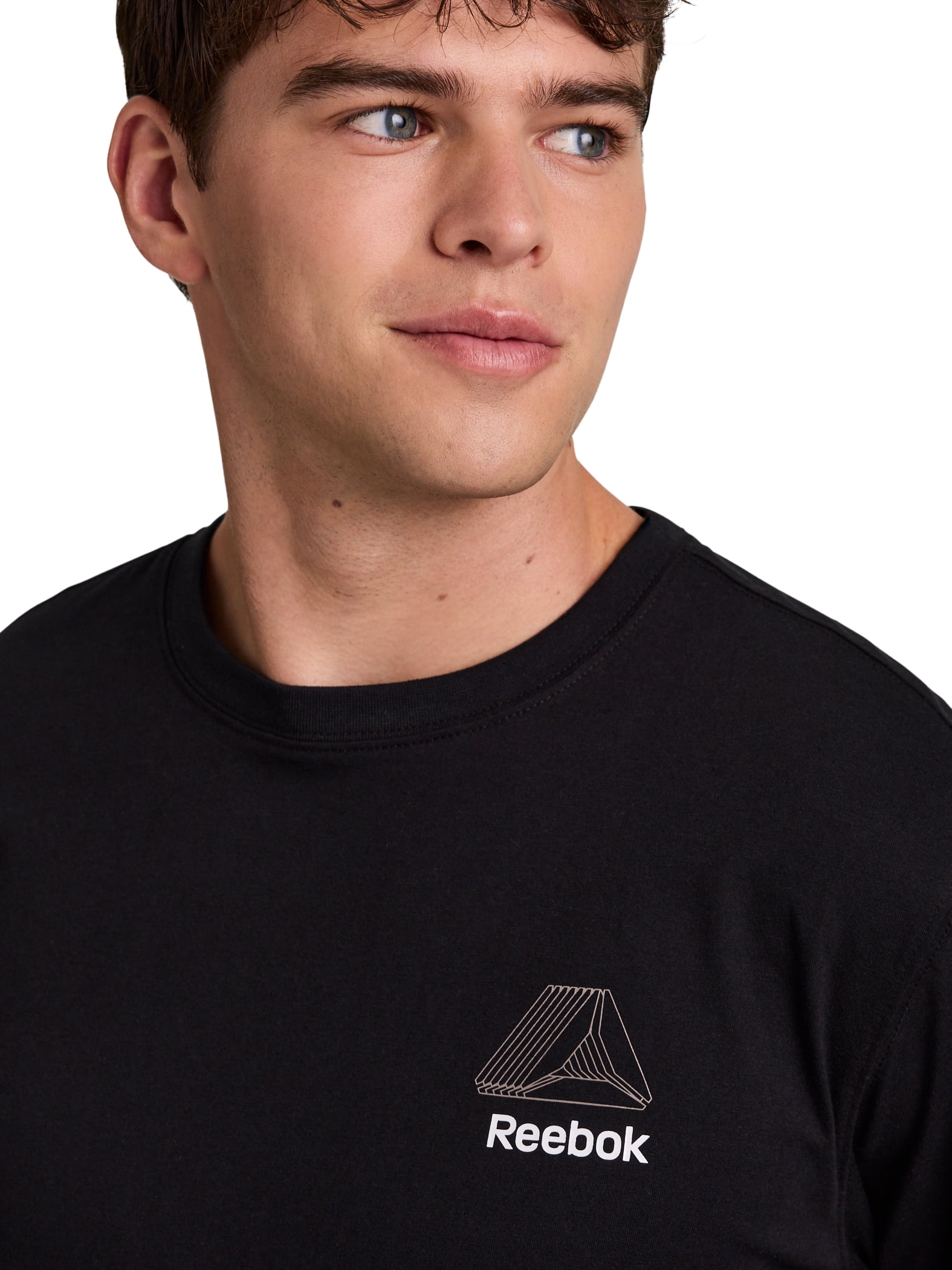 Reebok Men's and Big Men's Front and Back Graphic Tee Shirt, Echoes, Sizes XS-5XL