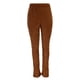 thumbnail image 3 of Pantalones acampanados casuales de punto de gamuza compuesta para mujer de moda, 3 of 5
