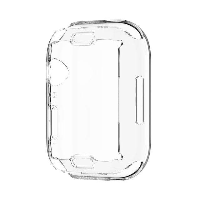 Funda protectora de reloj inteligente TPU para Apple Watch 7 (blanco transparente) Likrtyny Para estrenar
