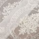 thumbnail image 5 of Cortinas romanas con lazo bordado floral Tap Top Sheer Balcón Cortina de ventana Paneles de cenefa Scienceny JJ23235-04, 5 of 6
