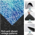thumbnail image 3 of Blue White Tie Dye Cracked Pattern Kitchen Rugs Sets Of 3,Kitchen Runner Rugs Non Skid Washable,Decorative Kitchen Floor Mats for Kitchen,Sink,Laundry,17"x30"+ 17"x47" + 17"x59", 3 of 6