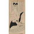 thumbnail image 2 of William James Glackens 9x14 Gold Ornate Wood Frame and Double Matted Museum Art Print Titled - Portrait of Janet Braguin in the Style of Henri&nbsp;Matisse (Early 20th&nbsp;Century), 2 of 4