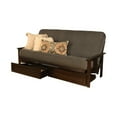 thumbnail image 2 of Kodiak Furniture Monterey Frame with Fabric Mattress in Espresso/Charcoal Gray, 2 of 5