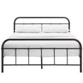 thumbnail image 5 of Modway Maisie Full Stainless Steel Bed Frame in Brown, 5 of 6