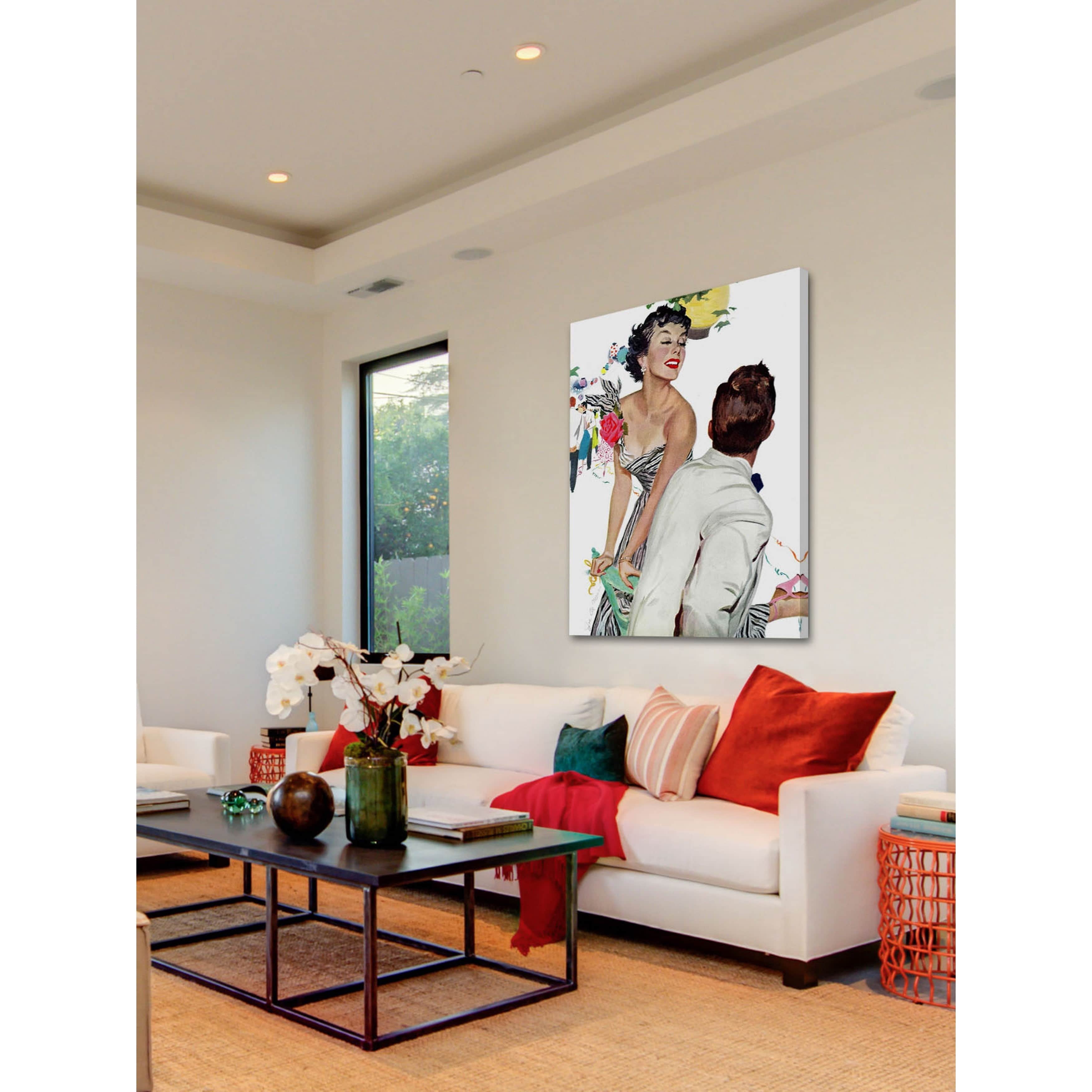 Marmont Hill "I Want a Man" by Joe de Mers Painting Print on Canvas