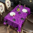 thumbnail image 2 of Cute Spider Web Halloween Pattern Rectangle Tablecloth 60"x120",Waterproof Polyester Rectangle Table Cloth, Wipeable Spillproof Polyester Tablecloth for Dining, Camping, Indoor and Outdoor, 2 of 6