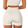 thumbnail image 4 of LAJPXKHY Yoga Shorts for Women Elastic High Waisted Seamless Summer Workout Gym Running Shorts Leggings, 4 of 4