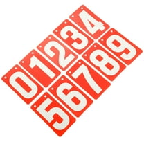 10pcs Flip Scoreboard Number Cards Portable Score Keeper for Sports and Competition Practical Score Recording Cards for Billiards and Football