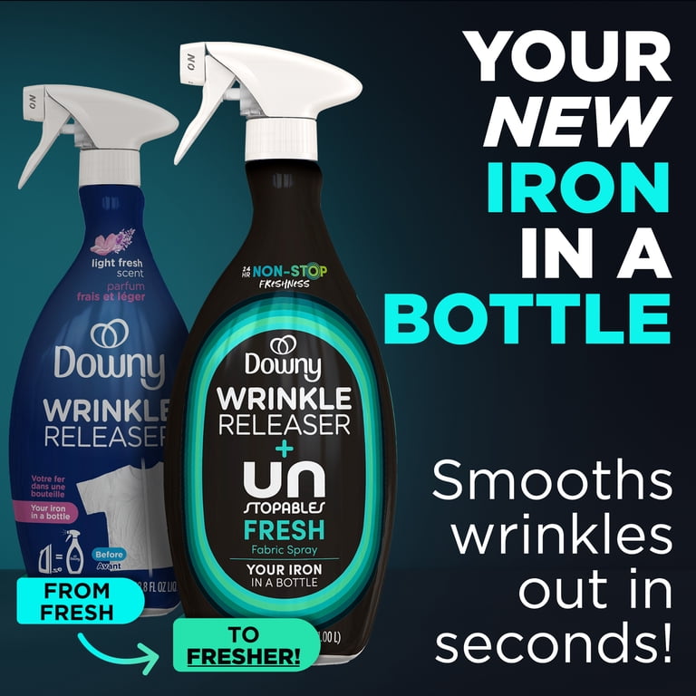 Downy Wrinkle Releaser, Unstopables Fresh, 33.8 oz photo 2