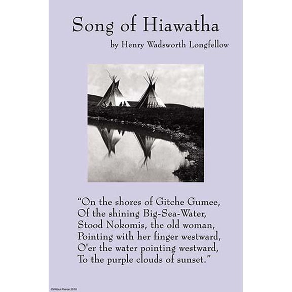Song of Hiawatha-Fine Art Canvas Print (20" x 30")