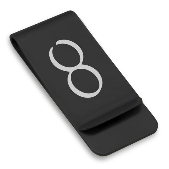 Stainless Steel Bismuth Alchemy Symbol Classic Slim Money Clip Credit Card Holder